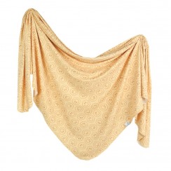 Copper Pearl Vance Knit Swaddle Blanket
