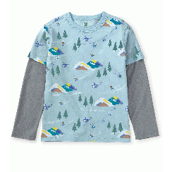 Tea Collection French Alps Layered Tee