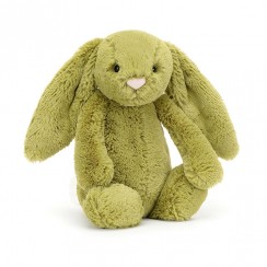 Jellycat Bashful Moss Bunny - Medium    (Can be Personalized)