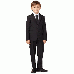 Boys Slim Fit 5-Piece Suit Sets (Available in Store)