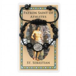 St. Sebastian Soccer Bracelet and Prayer Card